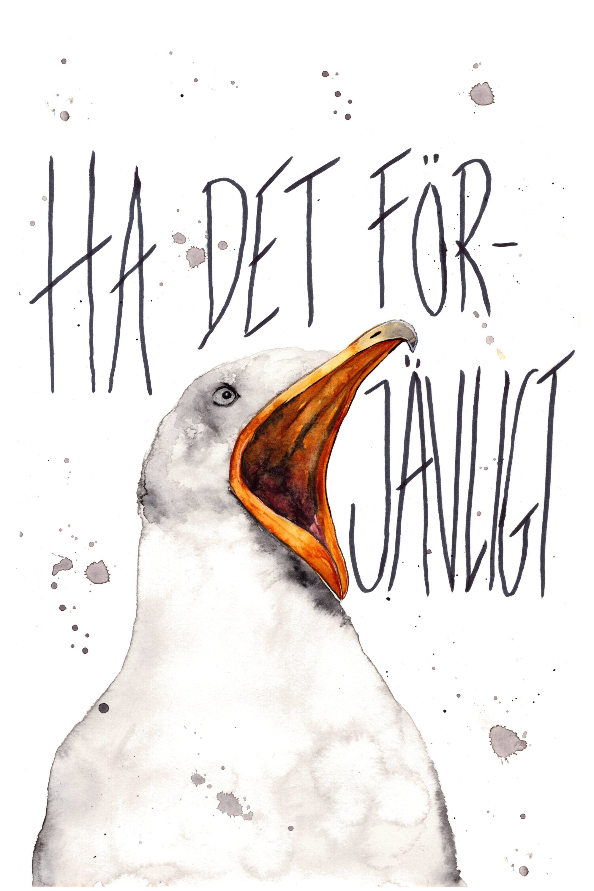Ha Det Förjävligt Fine Art Print
