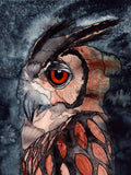 Linjig Uggla Fine Art Print