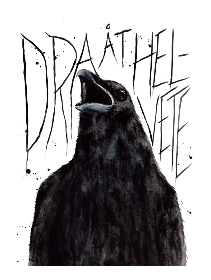 Dra Åt Helvete Fine Art Print