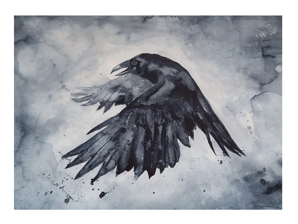 Flygande Korp Fine Art Print